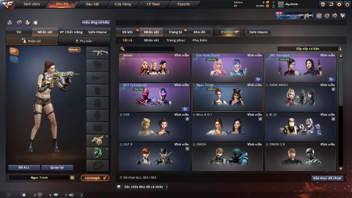 shop acc cf uy tin gia re