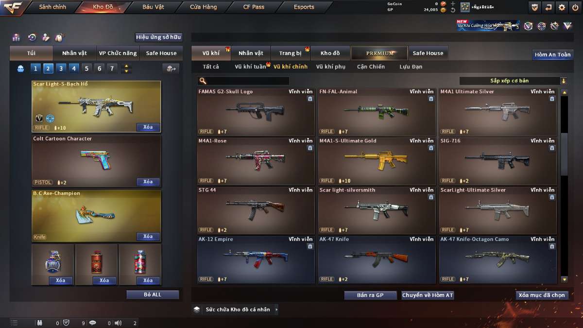 shop acc cf uy tin gia re