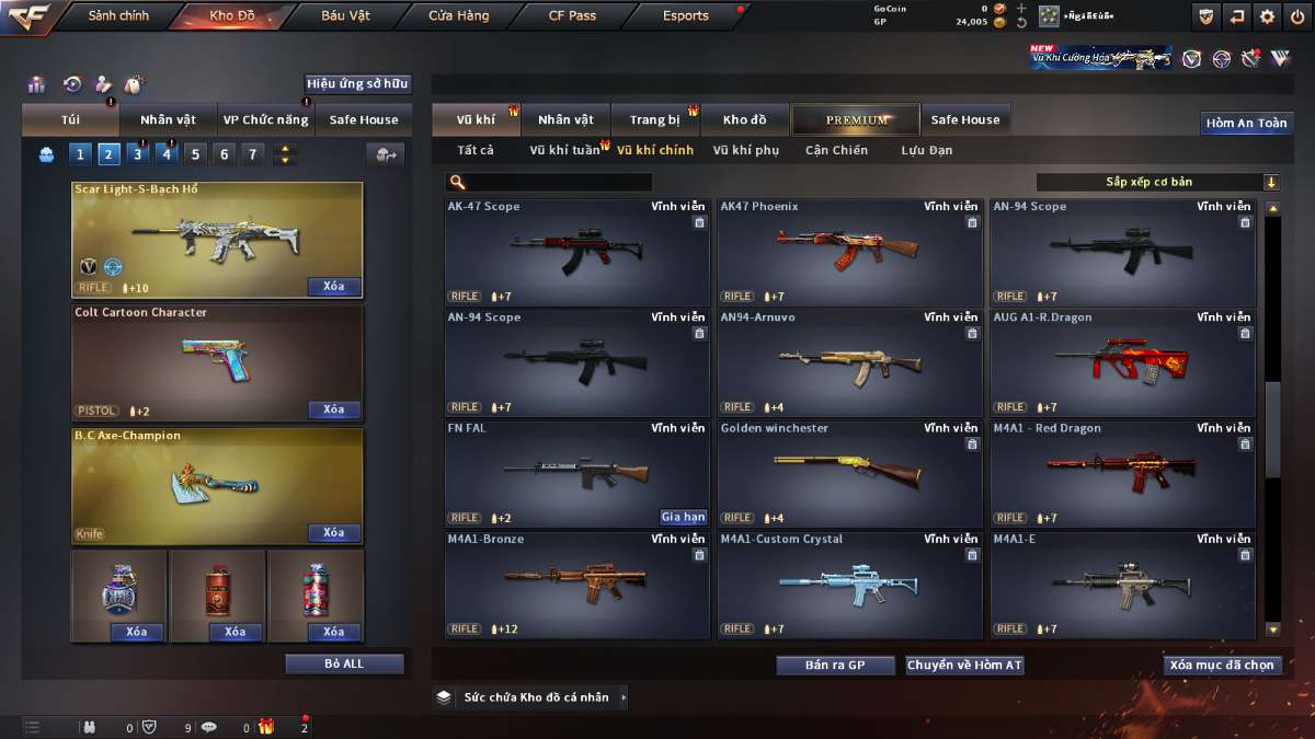 shop acc cf uy tin gia re