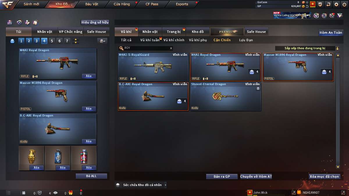 shop acc cf uy tin gia re