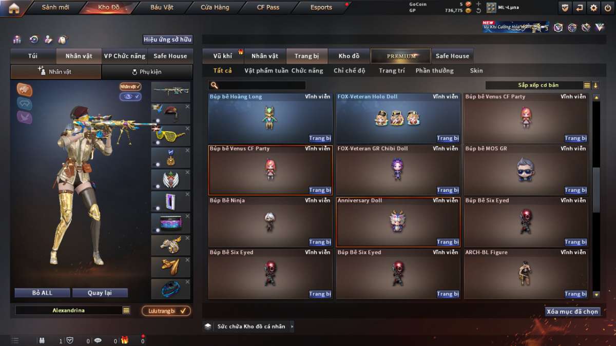 shop acc cf uy tin gia re