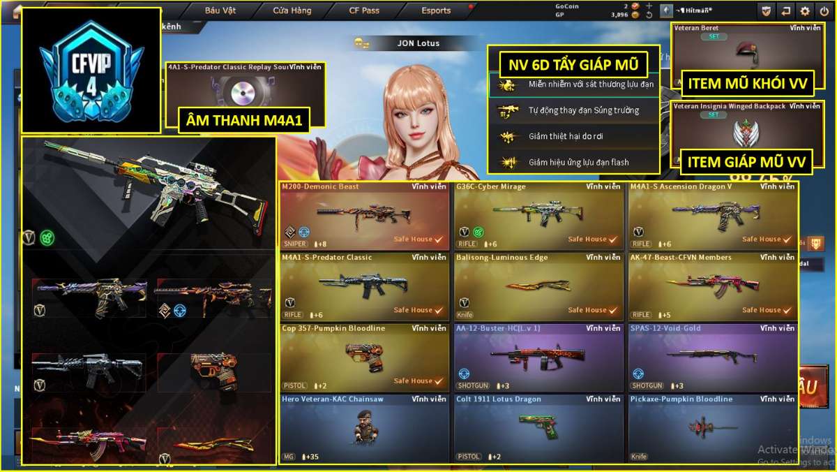 shop acc cf uy tin gia re