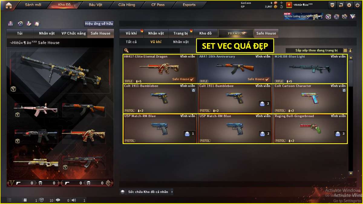 shop acc cf uy tin gia re
