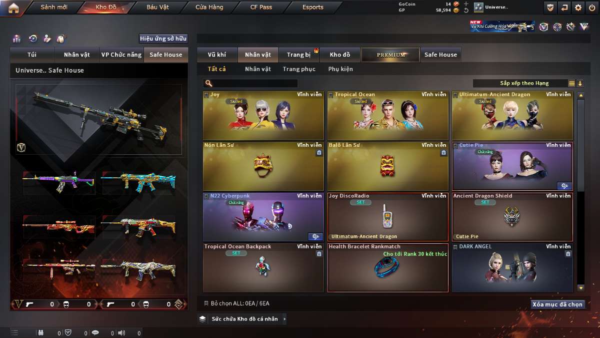 shop acc cf uy tin gia re