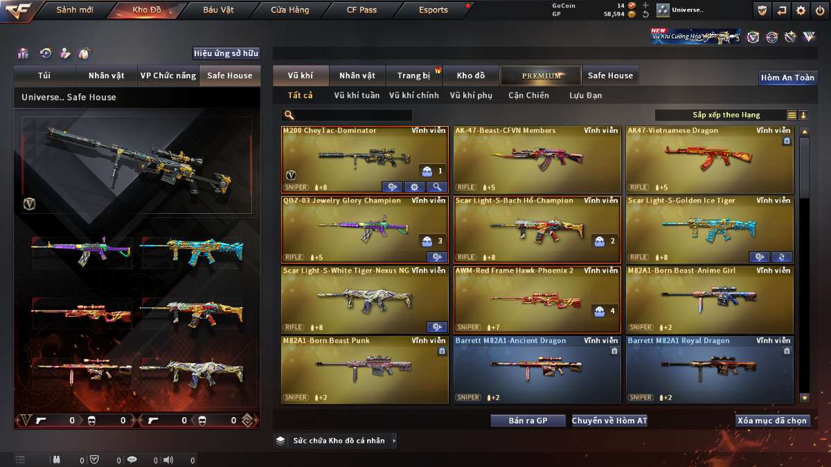 shop acc cf uy tin gia re
